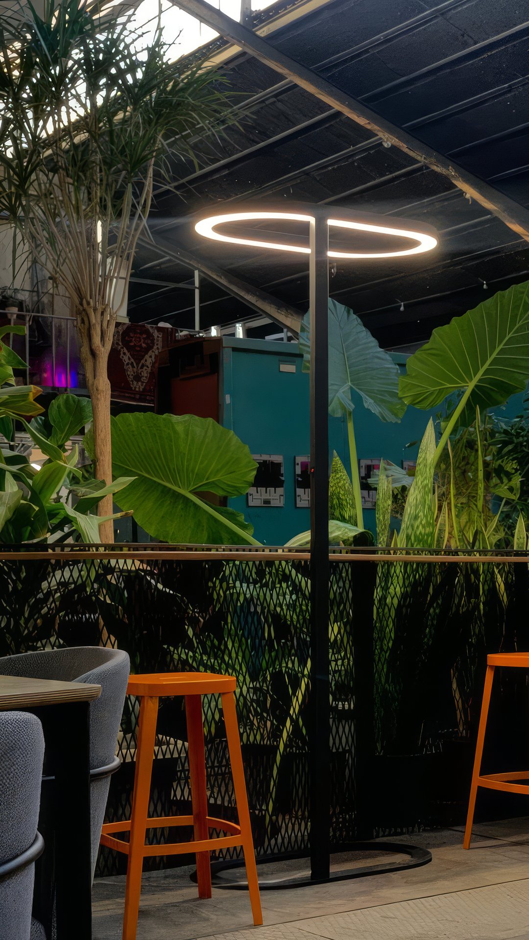 One Hundred in a restaurant setting